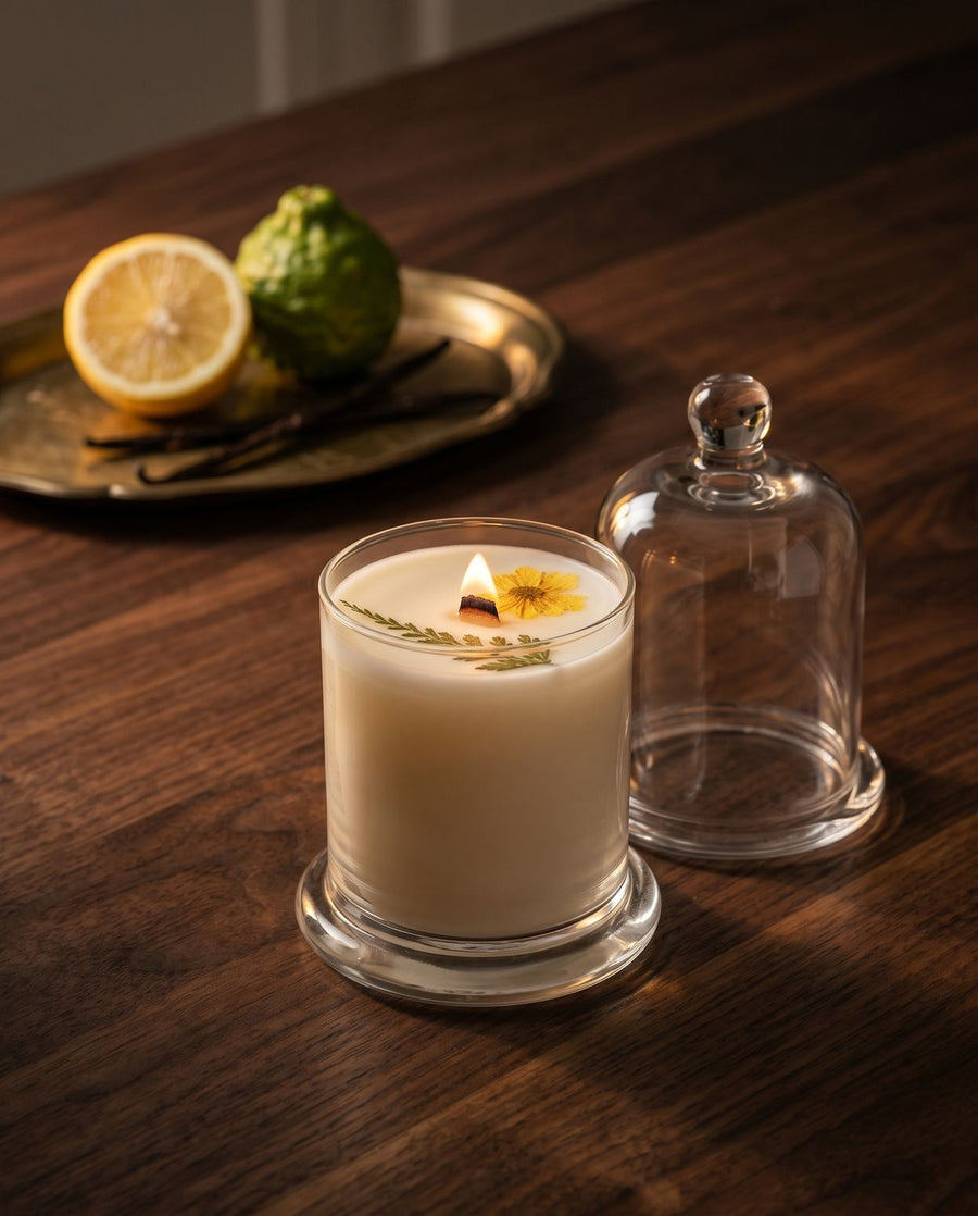 Kitchen
 candle by Lili & Koi, styled with its scent notes